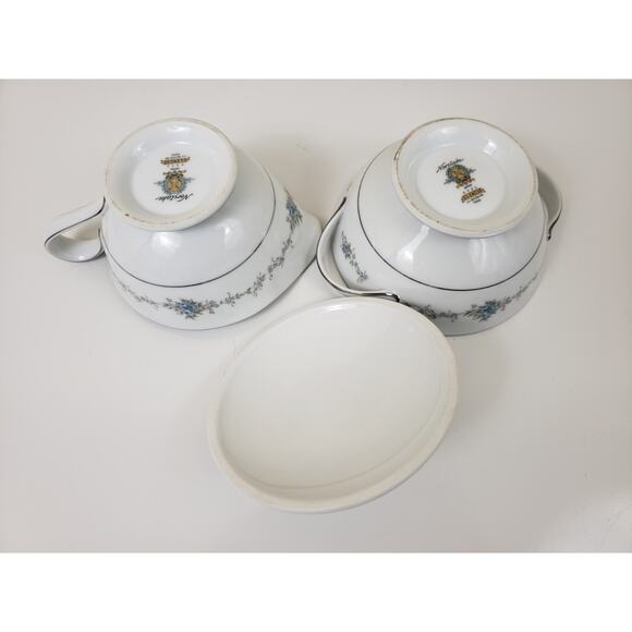 Vintage Noritake Glencoe Fine China Cream & Sugar Set Japan 6505 - Picture 4 of 7